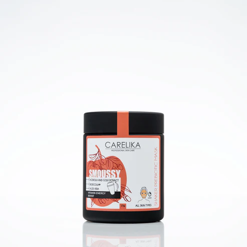 CPSMVEB015J.1 CARELIKA Shaker Prebiotic Smoussy Mask Acerola and Goji - vitamin energy boost Jar 15gr - Image 1