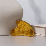 CARELIKA Amber Gua Sha Sculpting Stone in a box - Image 3