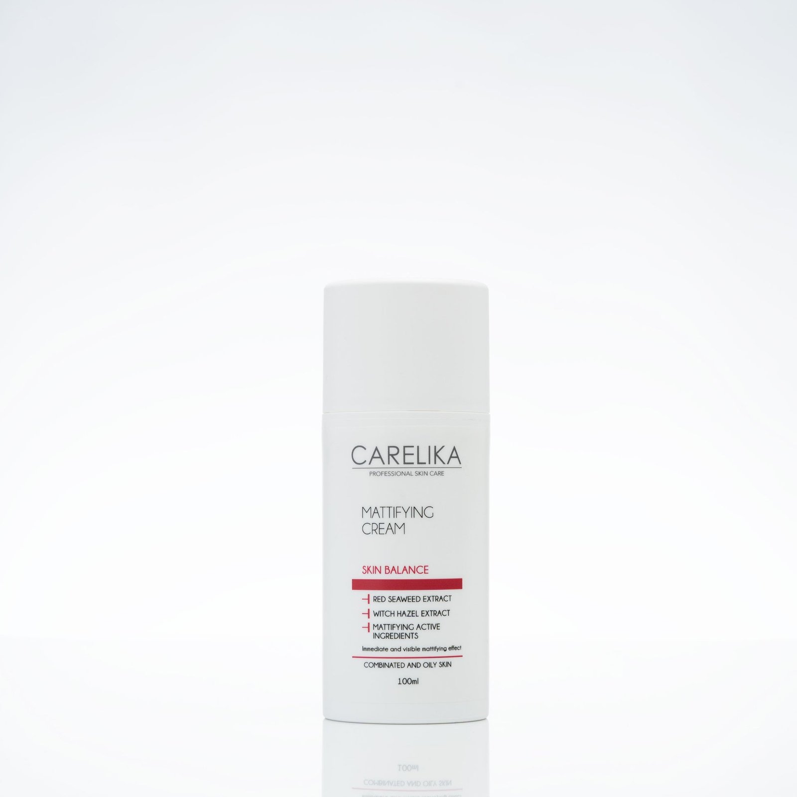 MCSBRS2 CARELIKA Mattifying Cream - Skin Balance (with Red Seaweed) 100ml - Image 1