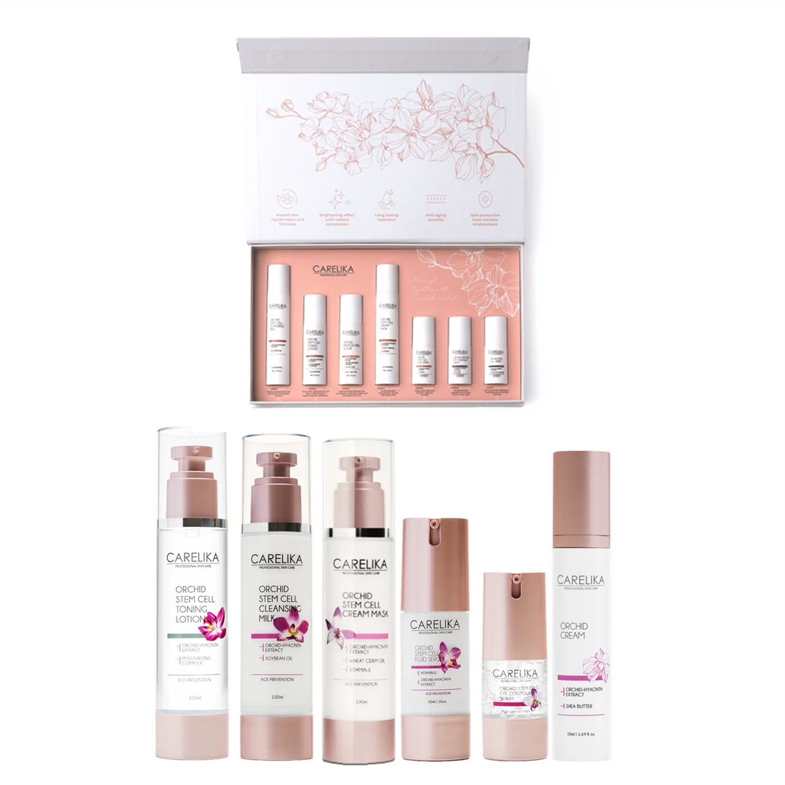 orchid sensitive CARELIKA Sensitive & Mature Skin Starter Deal – Orchid - Image 1